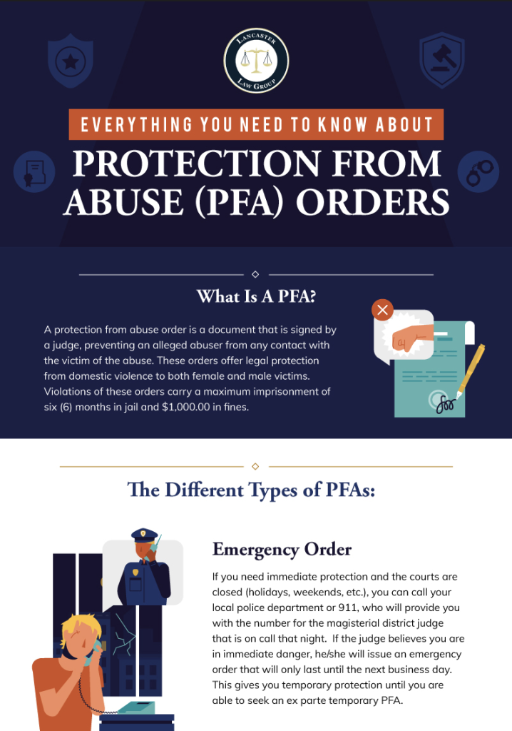 Everything You Need To Know About PFA Orders [Infographic] Law Lancaster